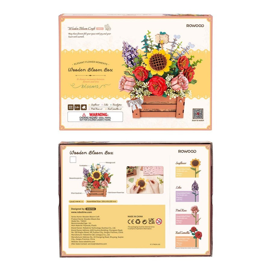 Wooden Bloom Box TW02H