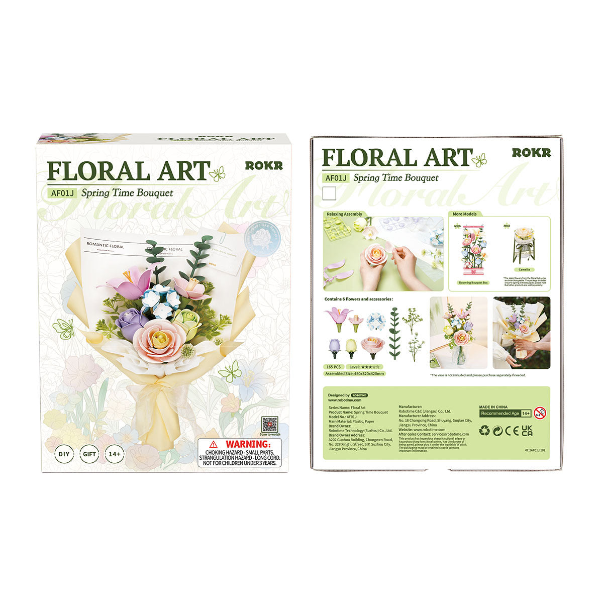 ROKR DIY 3D Puzzle - Spring Time Bouquet AF01J