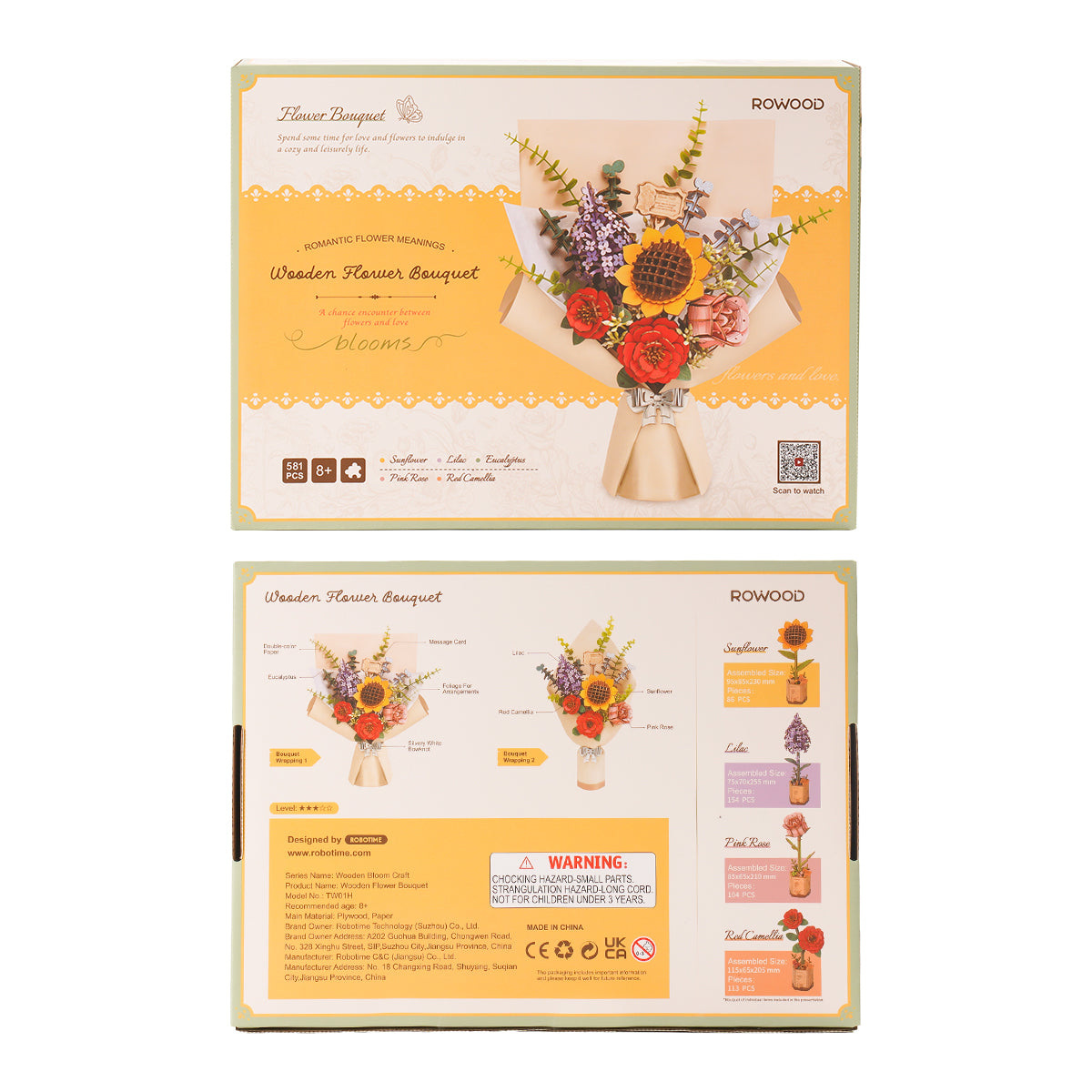 Wooden Flower Bouquet TW01H