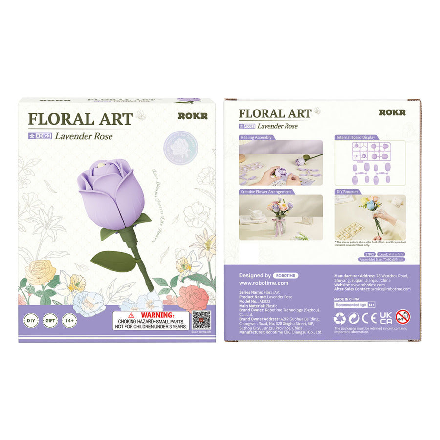 ROKR Single Flower Floral Art DIY 3D Puzzle