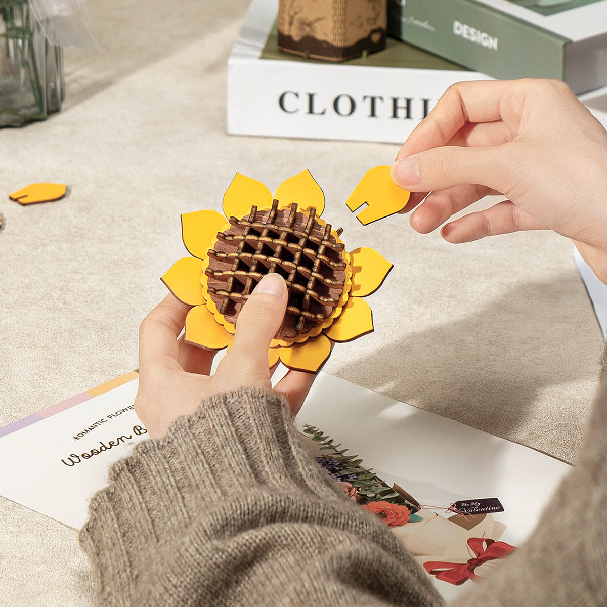 Wooden Flower Bouquet TW01H