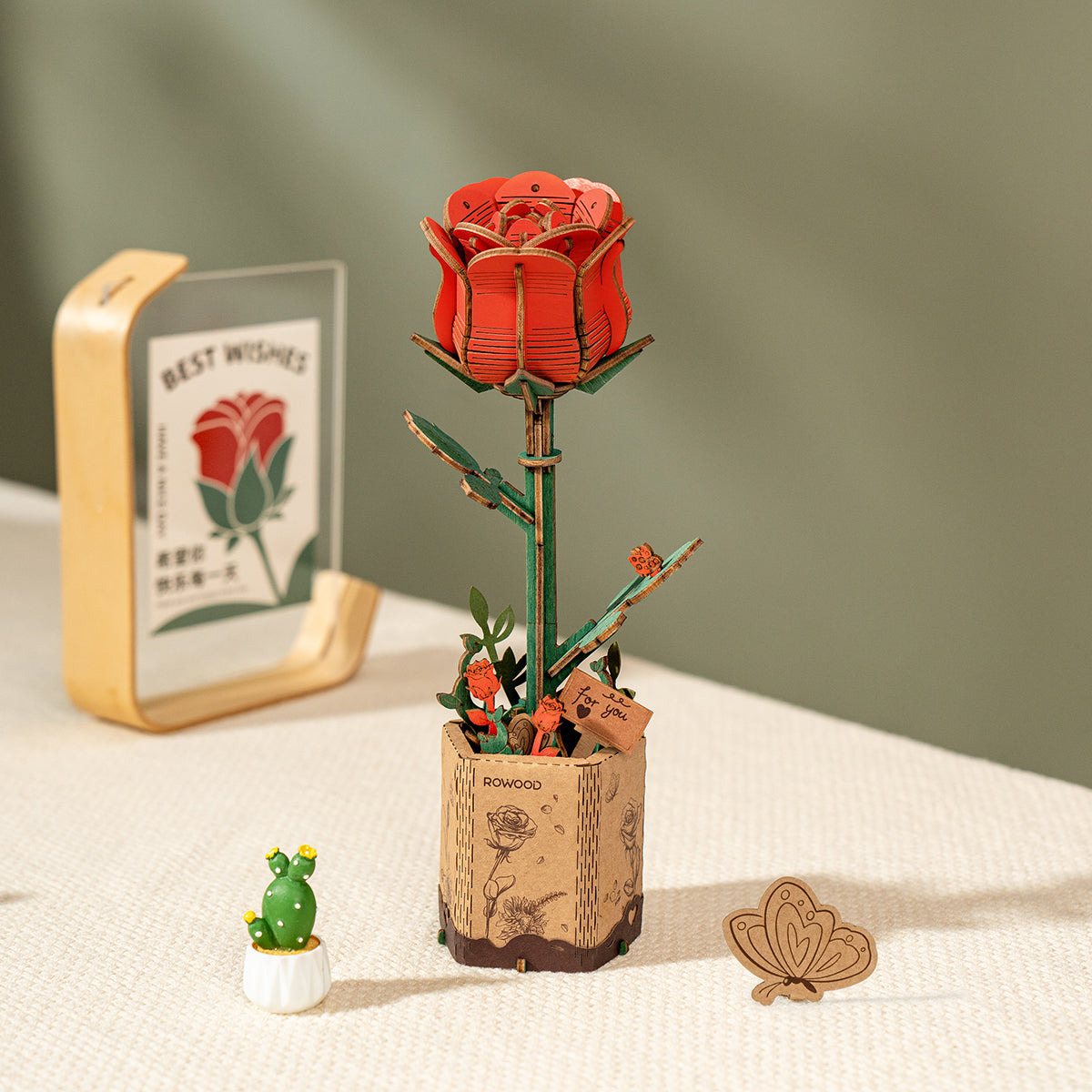 Wooden Flower Bouquet TW01H