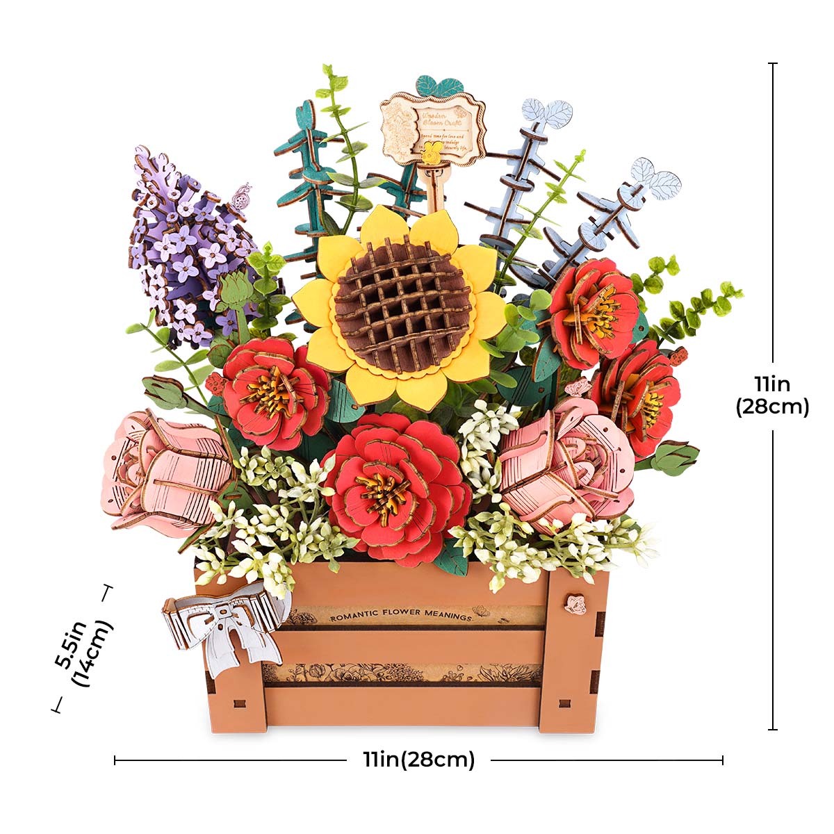 Wooden Bloom Box TW02H