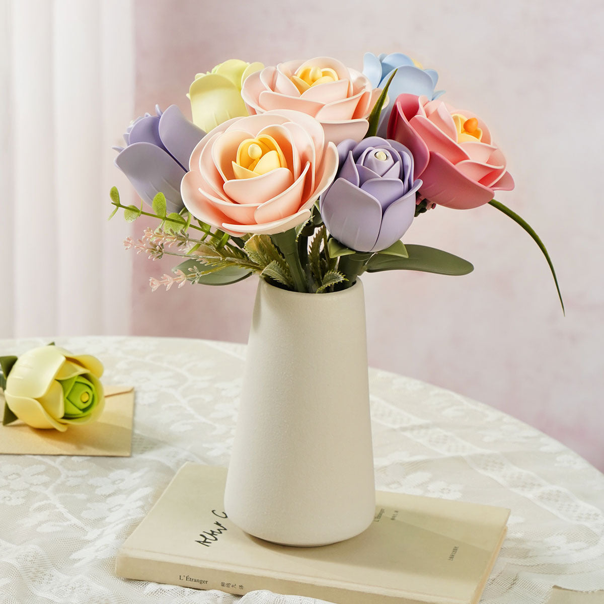 ROKR Single Flower Floral Art DIY 3D Puzzle
