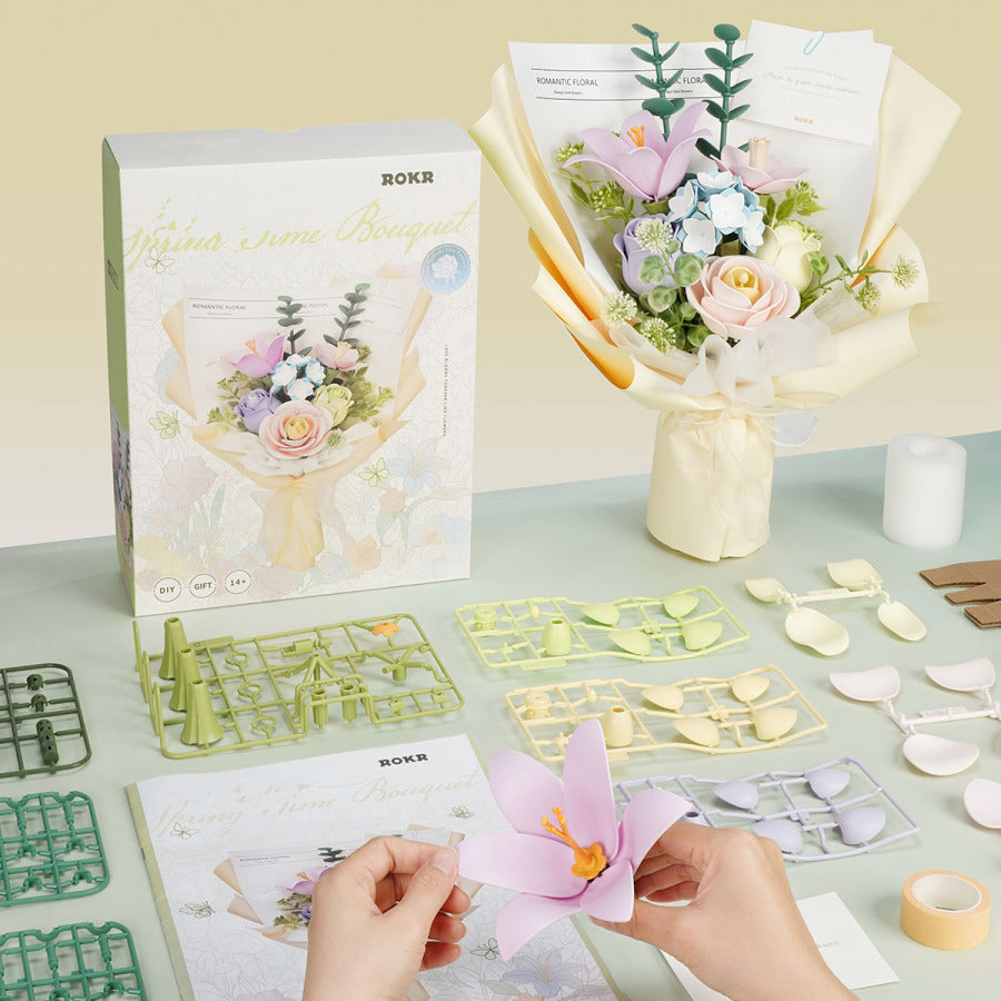 ROKR DIY 3D Puzzle - Spring Time Bouquet AF01J