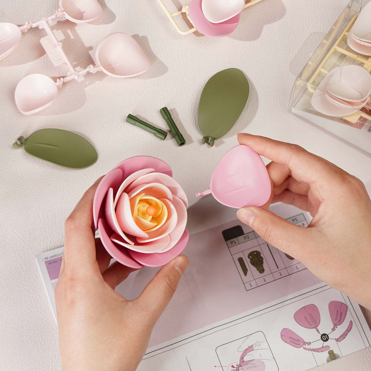 ROKR Single Flower Floral Art DIY 3D Puzzle