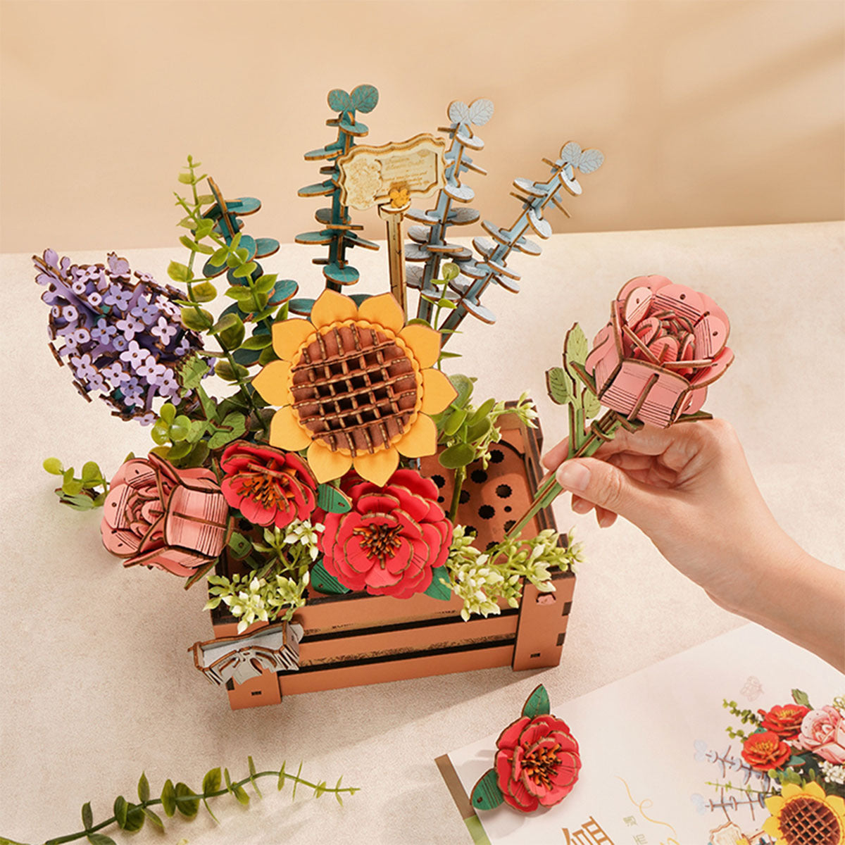 Wooden Bloom Box TW02H