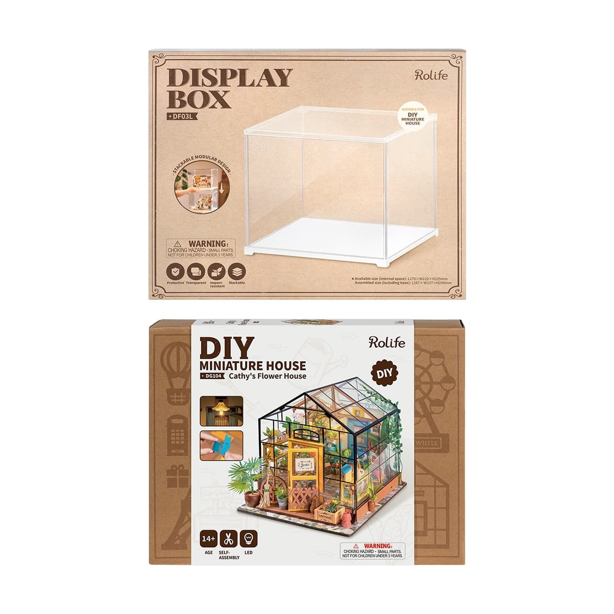 Cathy's Flower House DG104 with Display Box DF03L