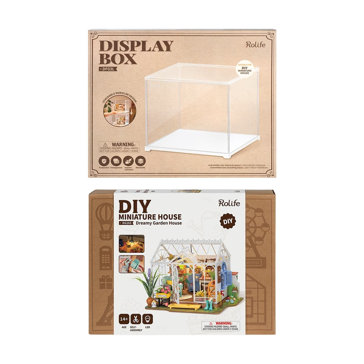 Dreamy Garden House DG163 with Display Box DF03L