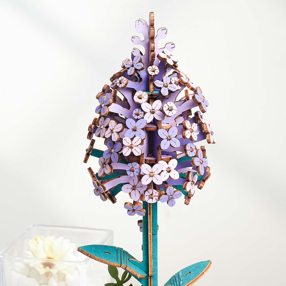Wooden Flower Lilac TW021